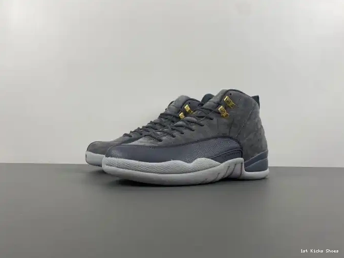 130690-005 JORDAN 12 AIR mens RETRO "DARK GREY" 0529